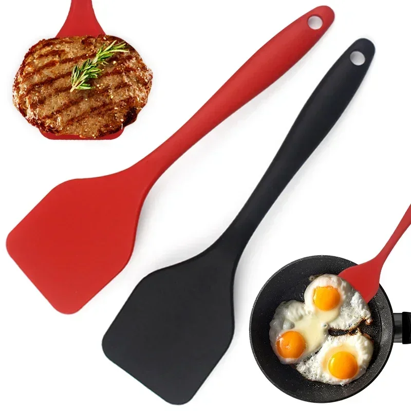 Okonomiyaki Spatula - ตะหลิวซิลิโคนขนาดเล็ก 20.5 ซม. สำหรับทำอาหาร ป้องกันการรั่วซึม ตะหลิวหนา