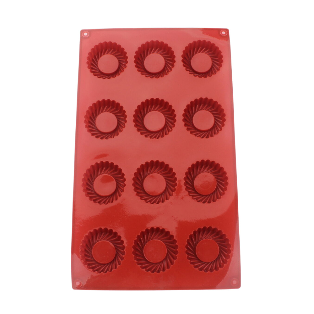 แม่พิมพ์เค้กซิลิโคนทรงวงกลม 12 - Donut Mold Silicone บทวิจารณ์และราคา