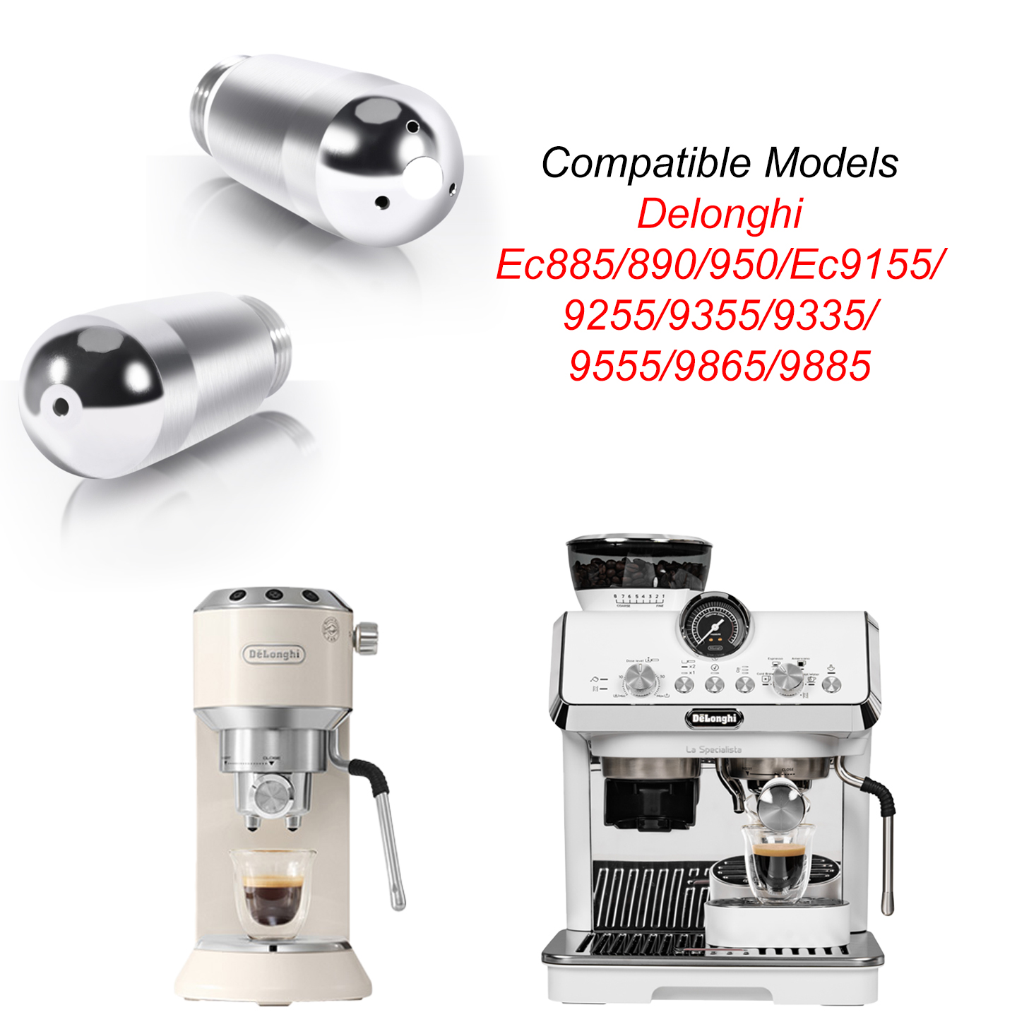 หัวฉีดไอน้ำสำหรับเครื่องชงกาแฟ - Delonghi Espresso Magnifica บทวิจารณ์และราคา