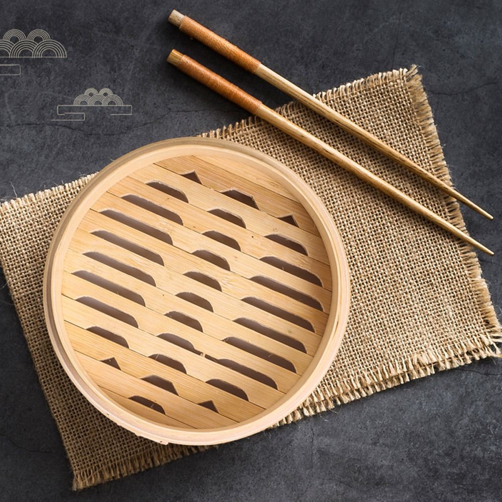 ตะกร้านึ่งไม้ไผ่พร้อมฝาปิด Dum - Bao Steamer Bamboo บทวิจารณ์และราคา