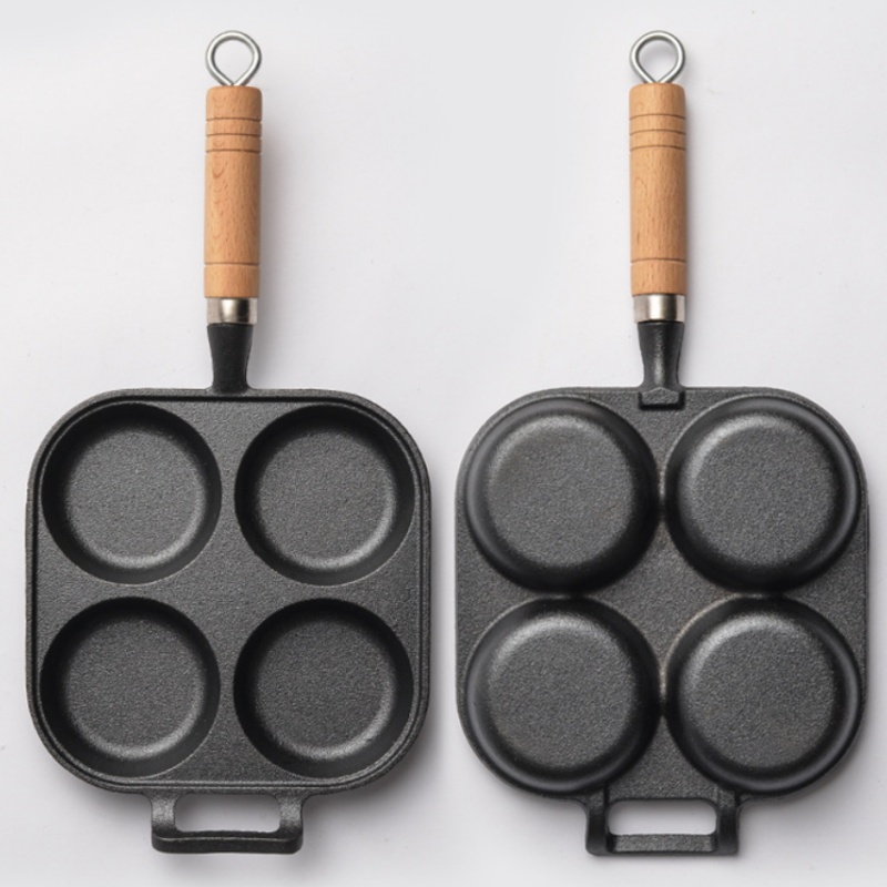 กระทะเหล็กหล่อแบบ 2/4 ช่องยี่ห - Cast Iron Corn บทวิจารณ์และราคา