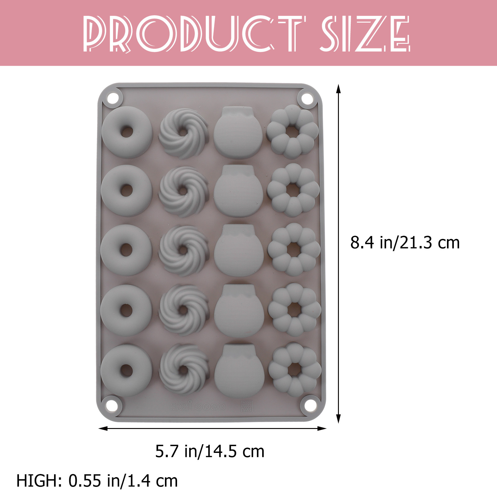 แม่พิมพ์ซิลิโคนโดนัทช็อกโกแลตข - Donut Mold Silicone บทวิจารณ์และราคา